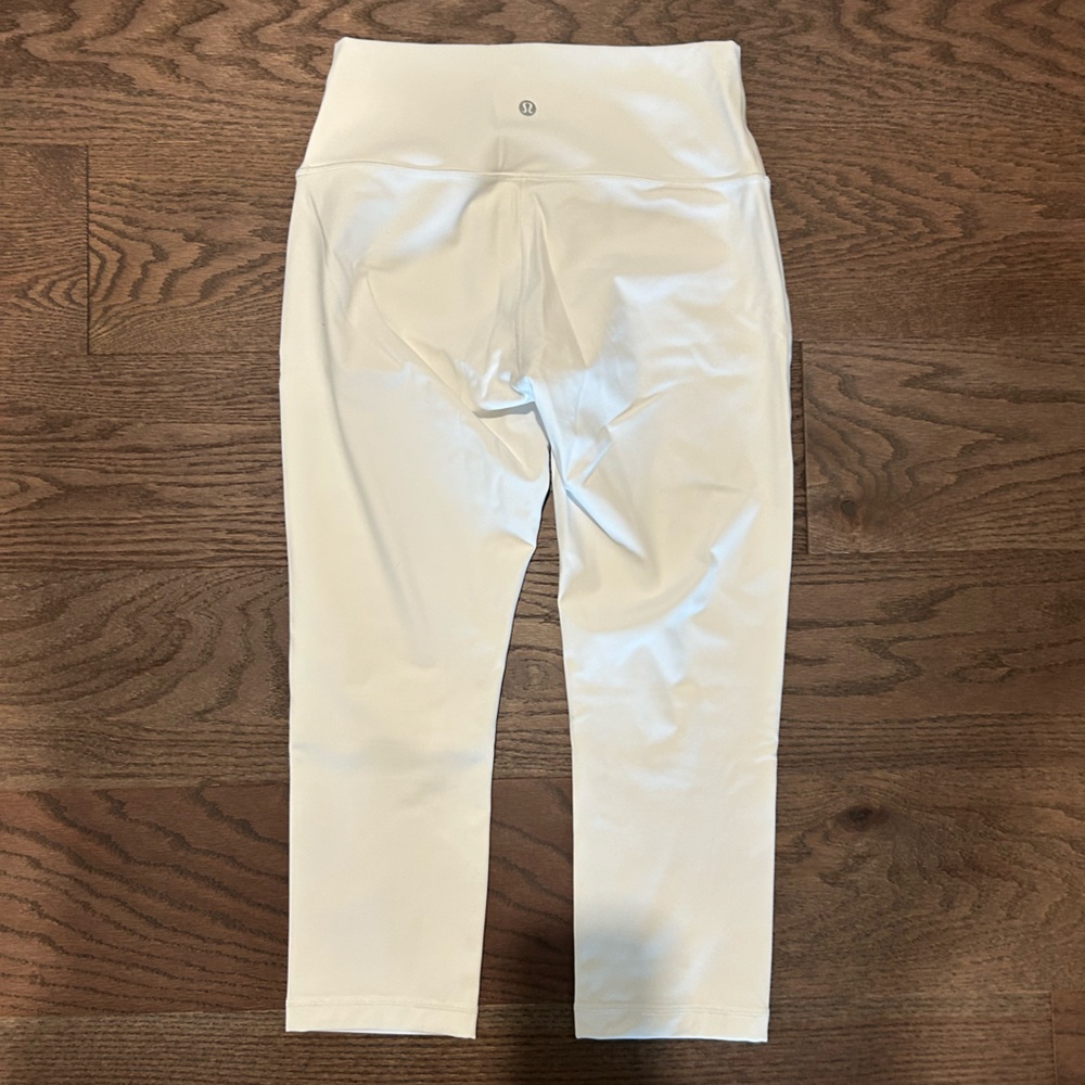High-Waisted Cream Pants - Picture 3 of 3